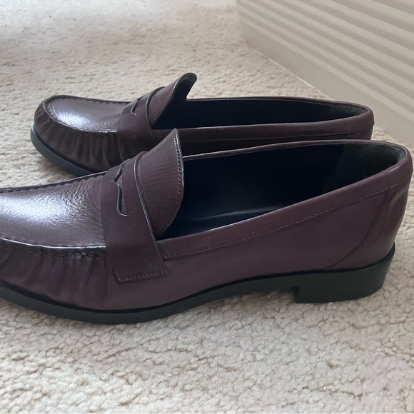 Ani Ruched Loafer Espresso Leather Size 11 - Picture 9 of 11